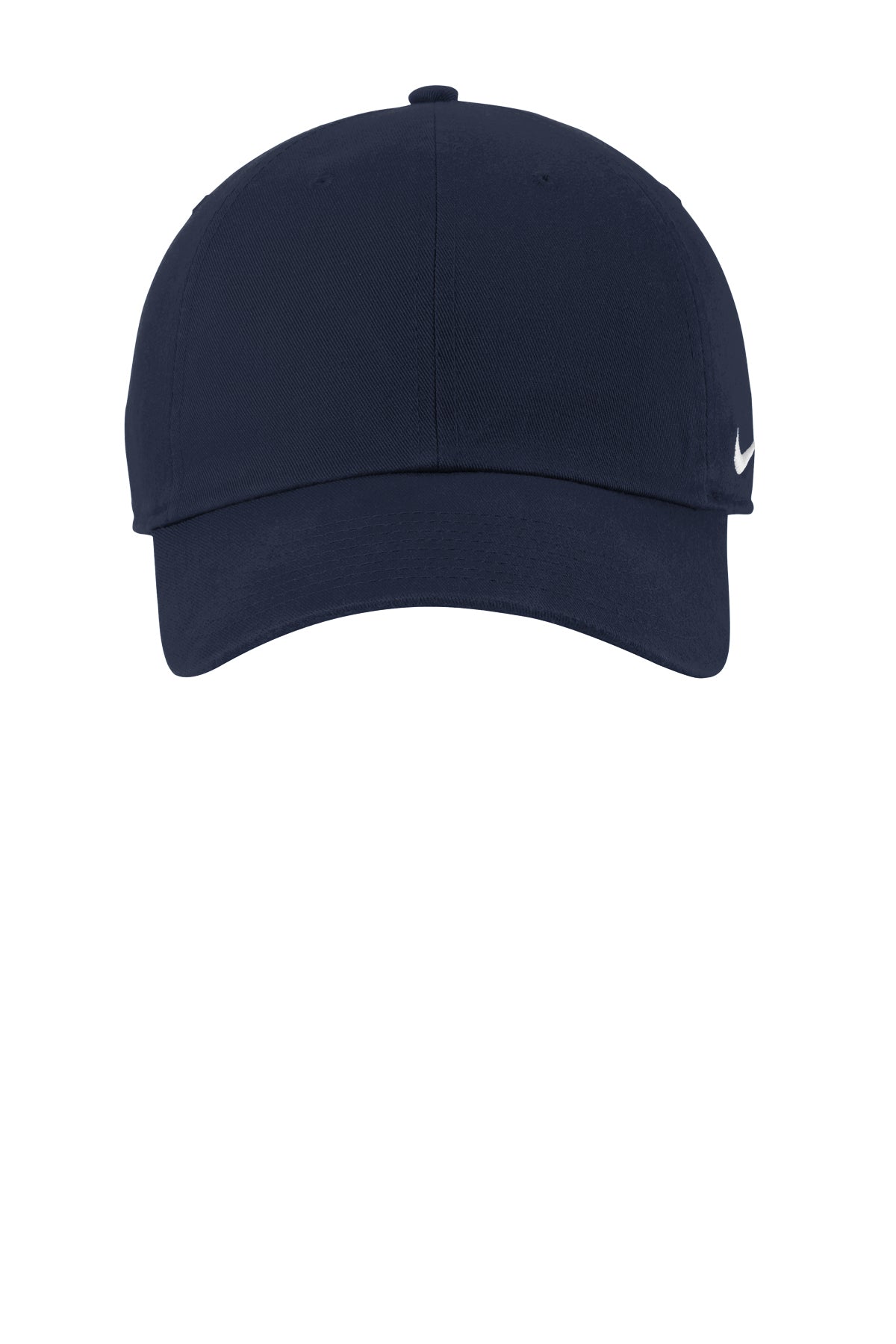 Nike Heritage Cotton Twill Cap in College Navy - custom logo hat by Buckeye Branding Co.