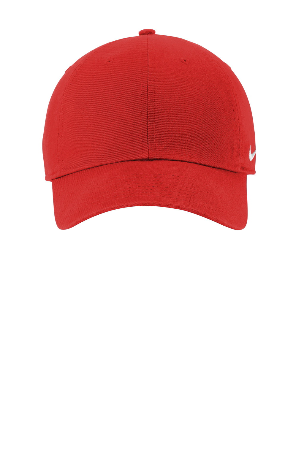 Nike Heritage Cotton Twill Cap in University Red - custom logo hat by Buckeye Branding Co.