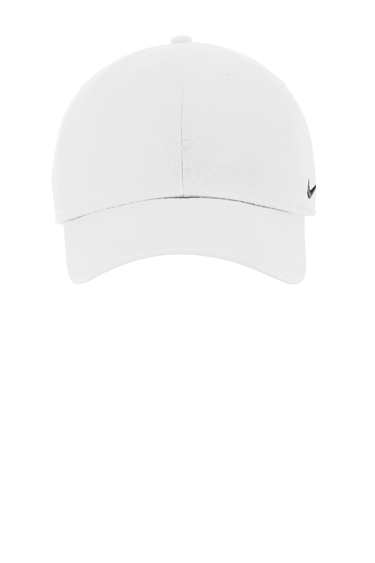 Nike Heritage Cotton Twill Cap in White - custom logo hat by Buckeye Branding Co.