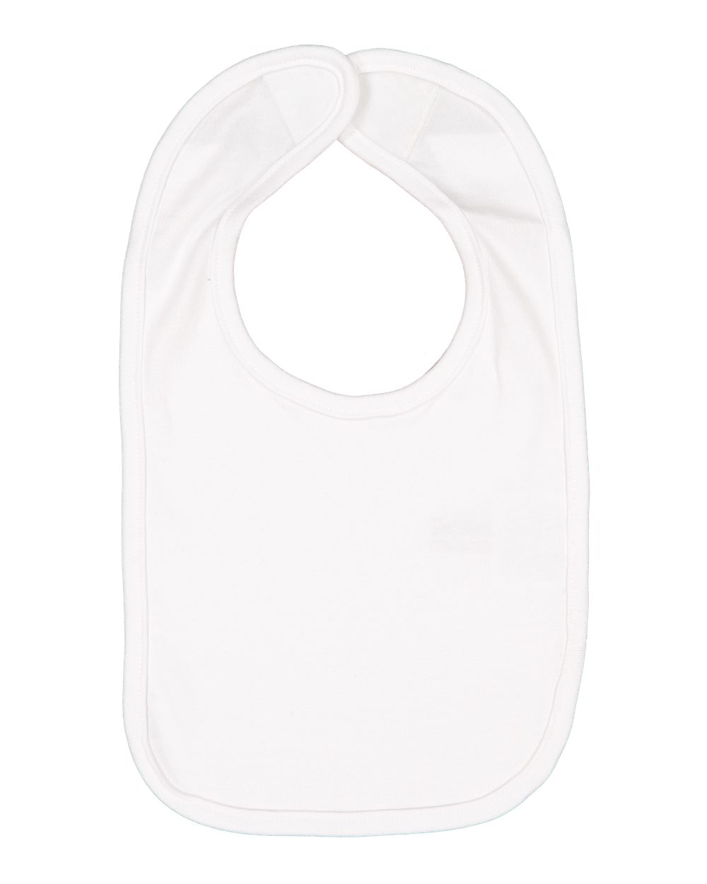 Design Your Own Baby Bib - Jersey in White