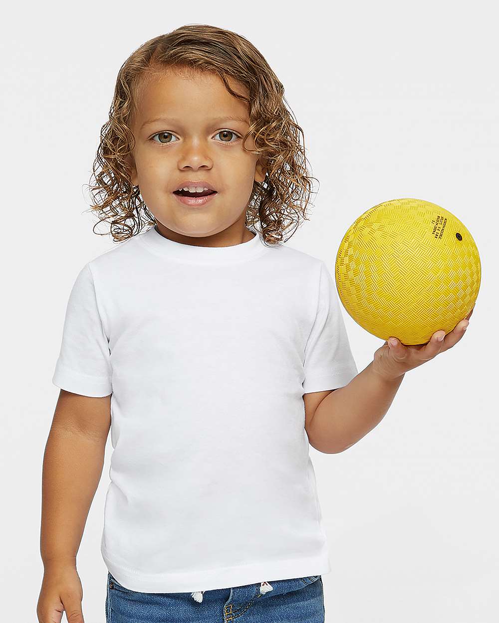 Rabbit Skins Toddler Fine Jersey Tee on model