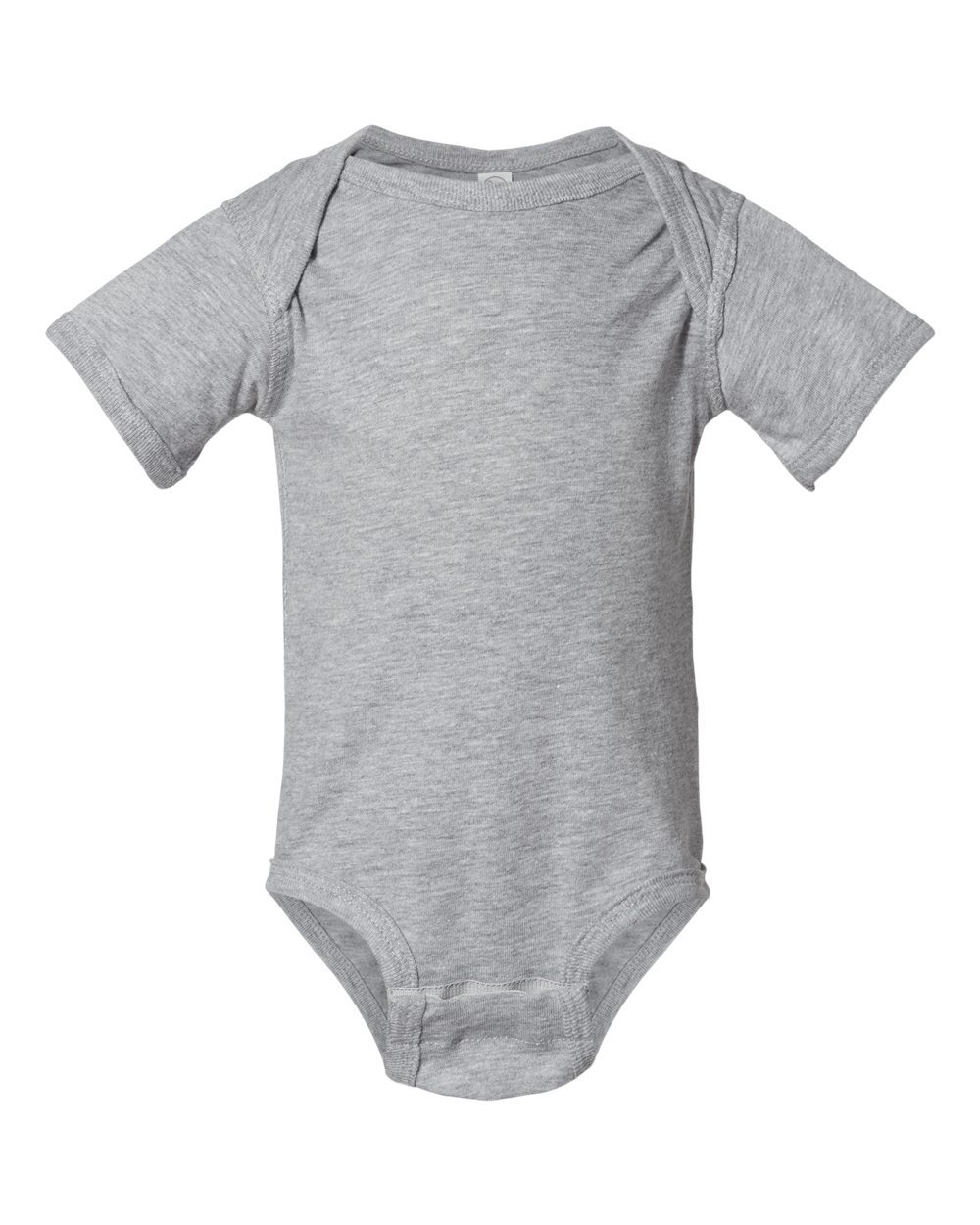 Fine jersey baby bodysuit in Heather