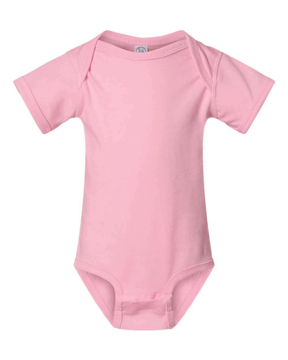 Fine jersey baby bodysuit in Pink