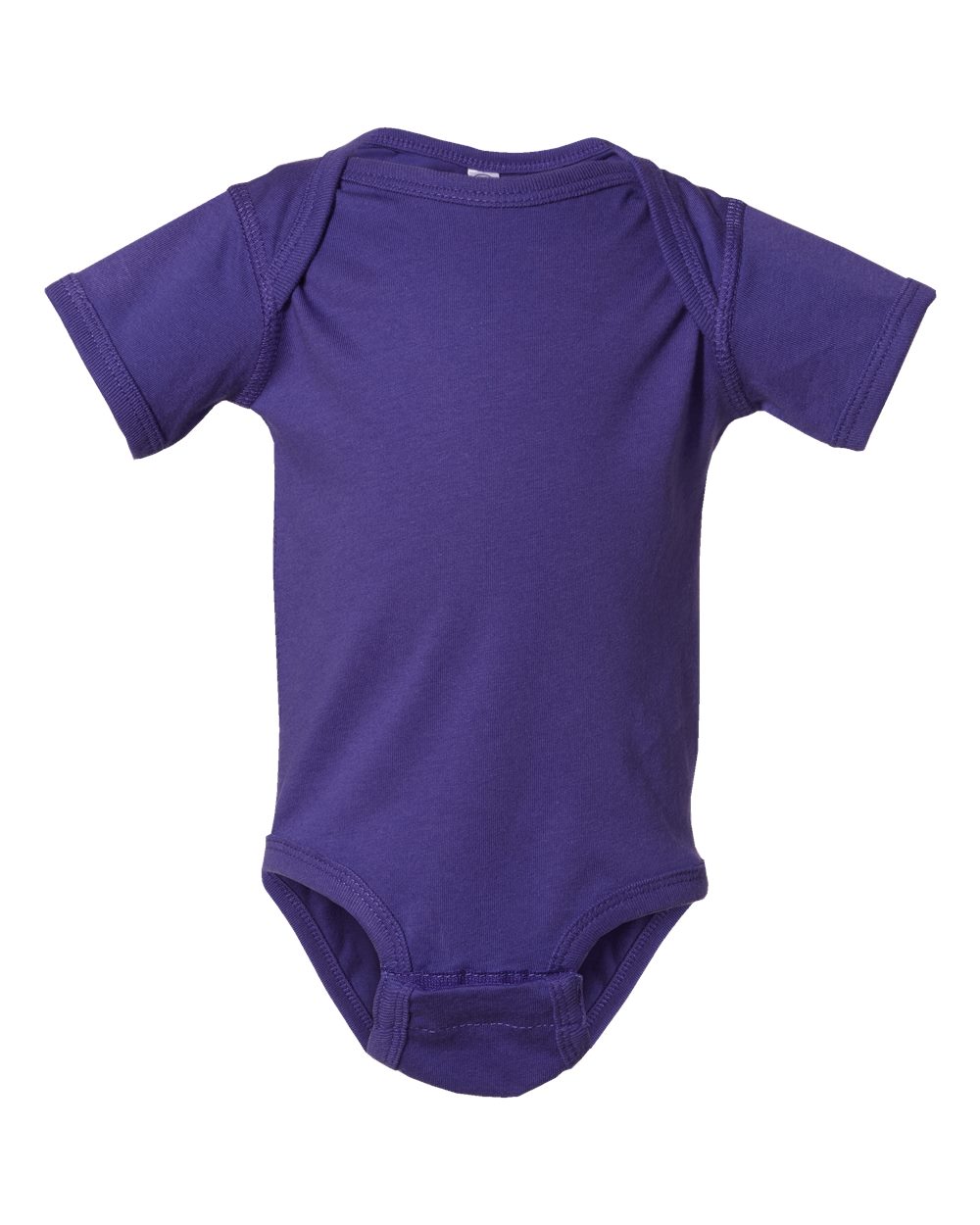 Fine jersey baby bodysuit in Purple