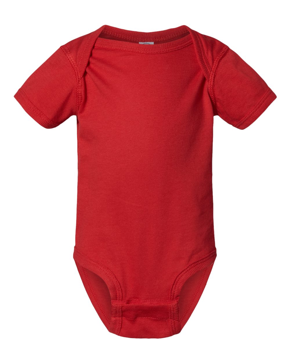 Fine jersey baby bodysuit in Red