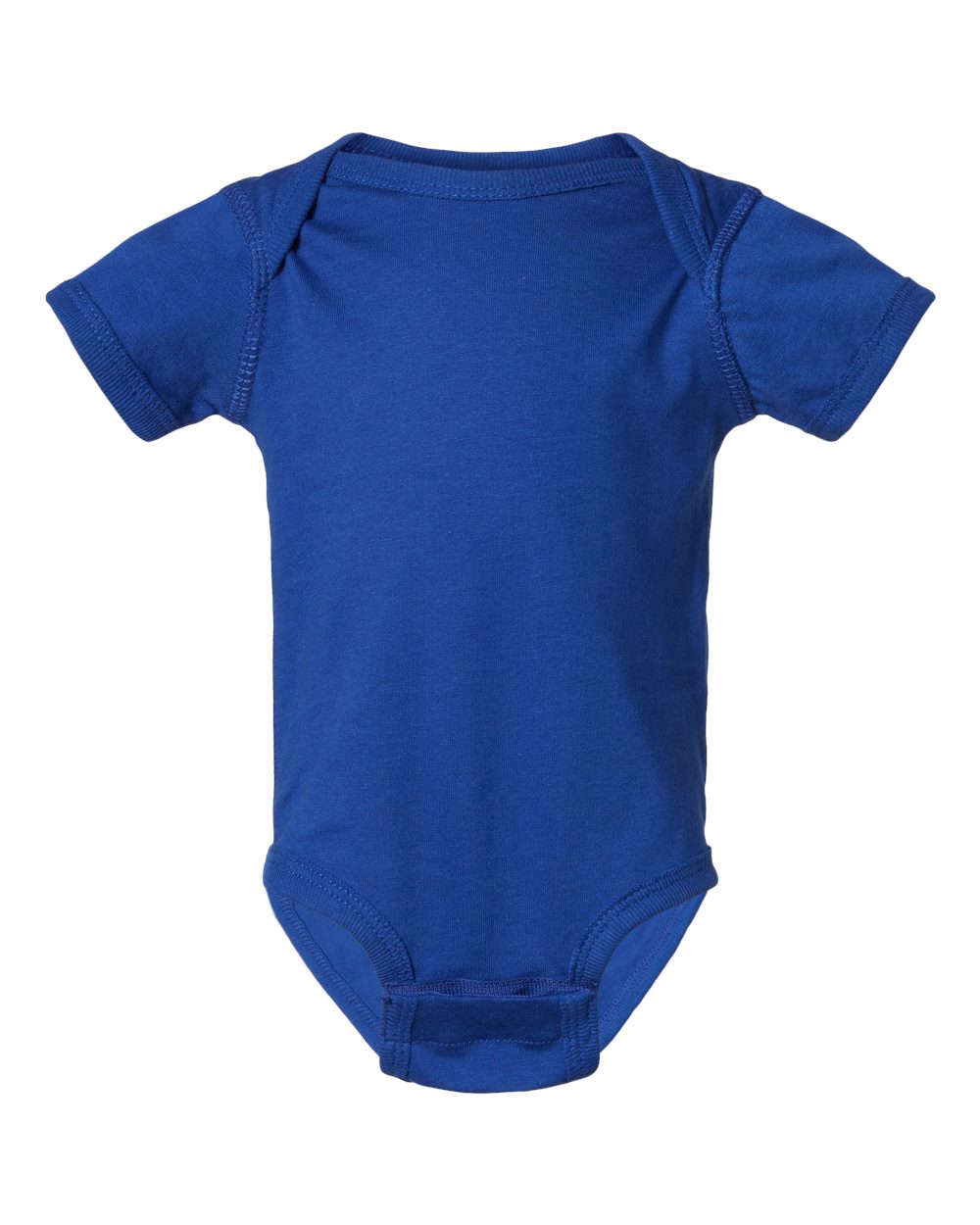 Fine jersey baby bodysuit in Royal