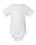 Fine jersey baby bodysuit in White