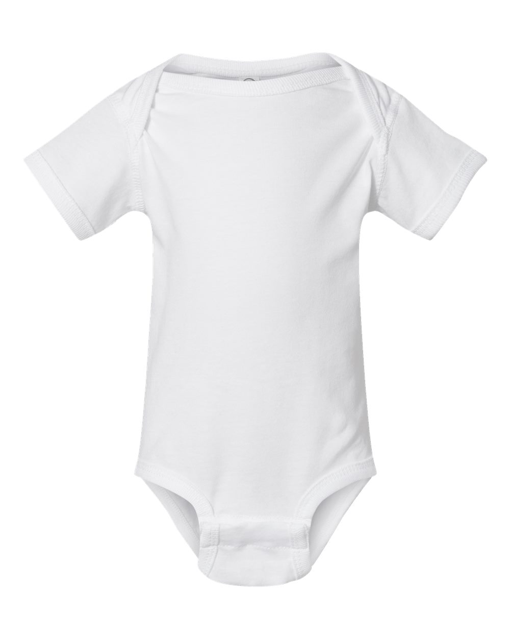Fine jersey baby bodysuit in White