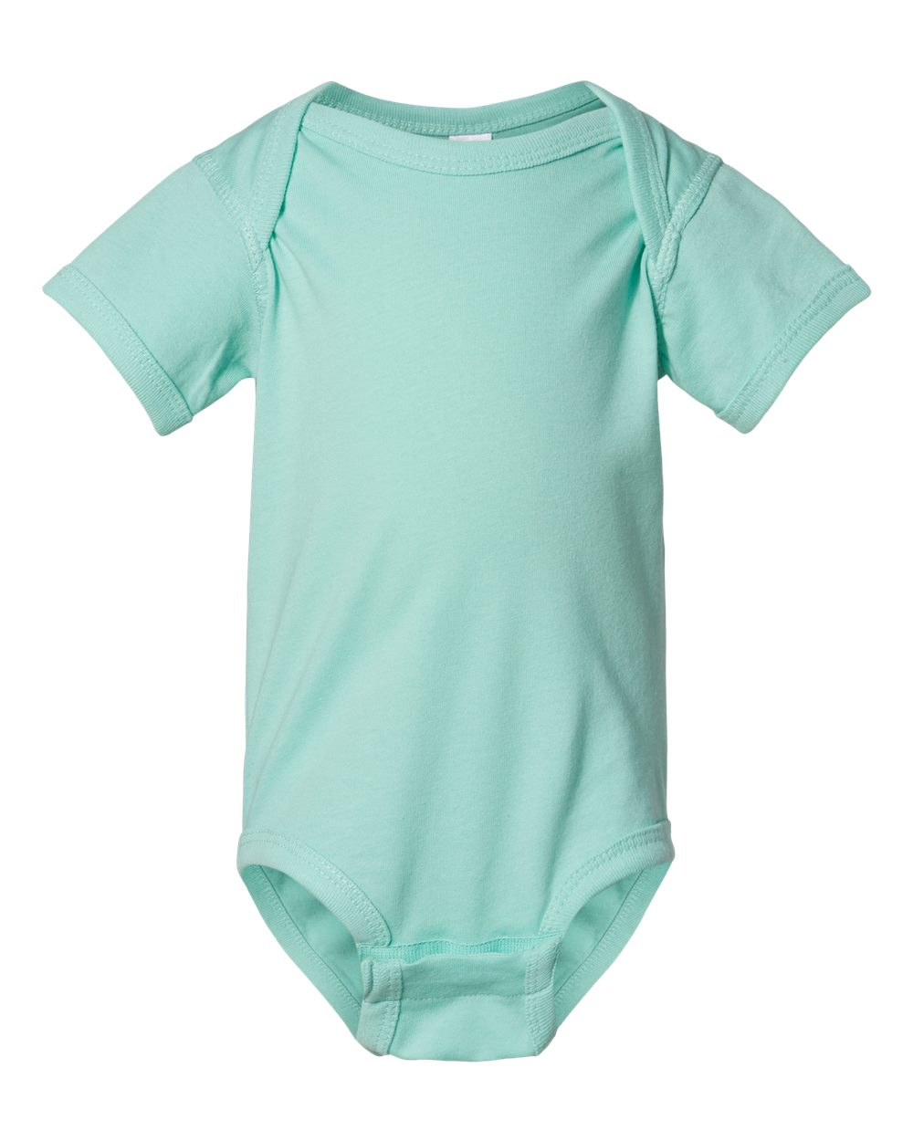 Fine jersey baby bodysuit in Chill