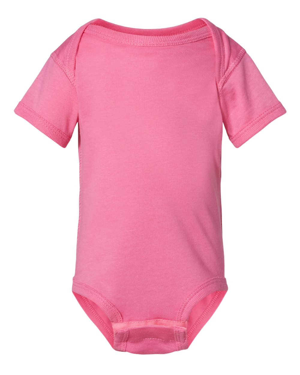 Fine jersey baby bodysuit in Raspberry