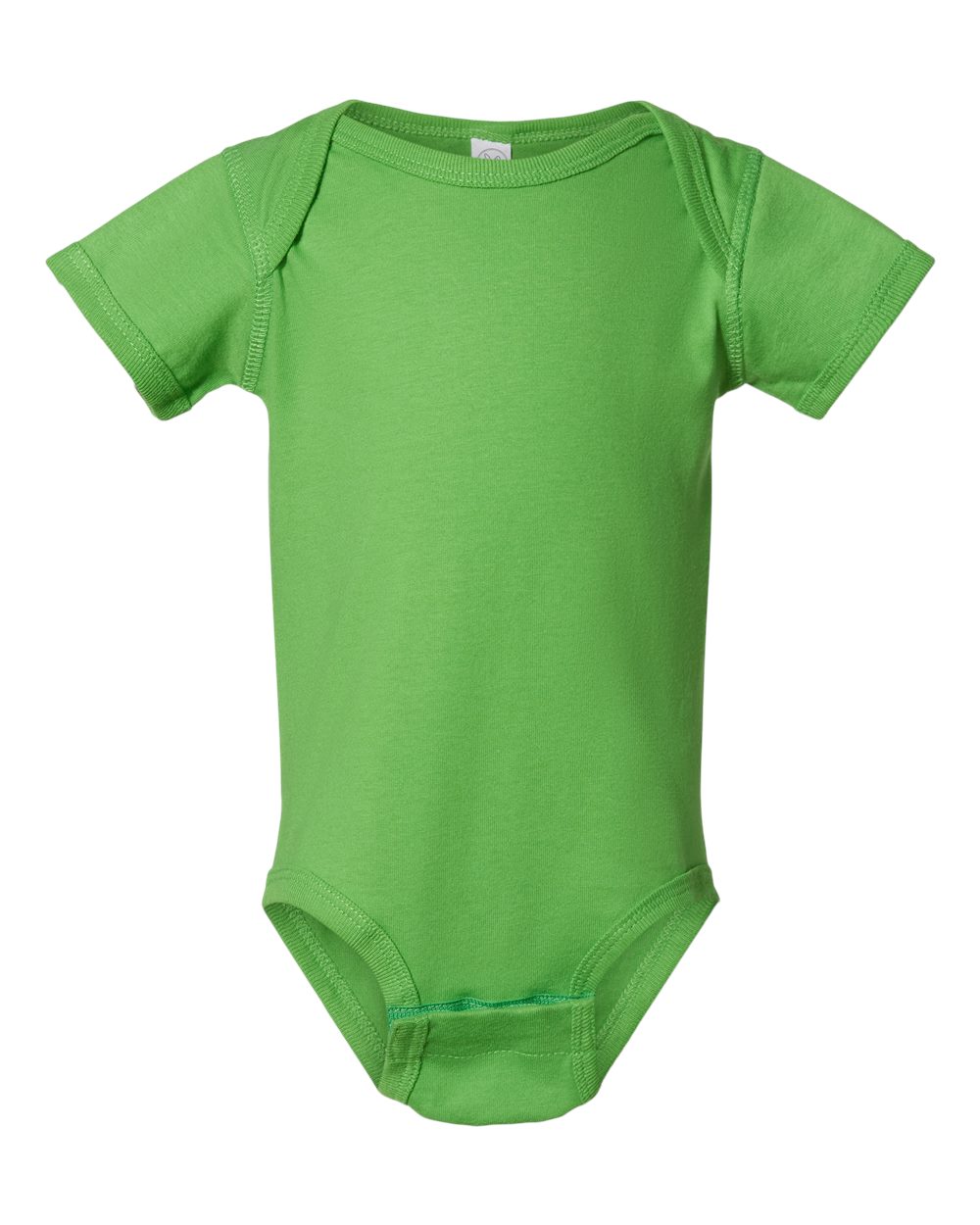 Fine jersey baby bodysuit in Apple