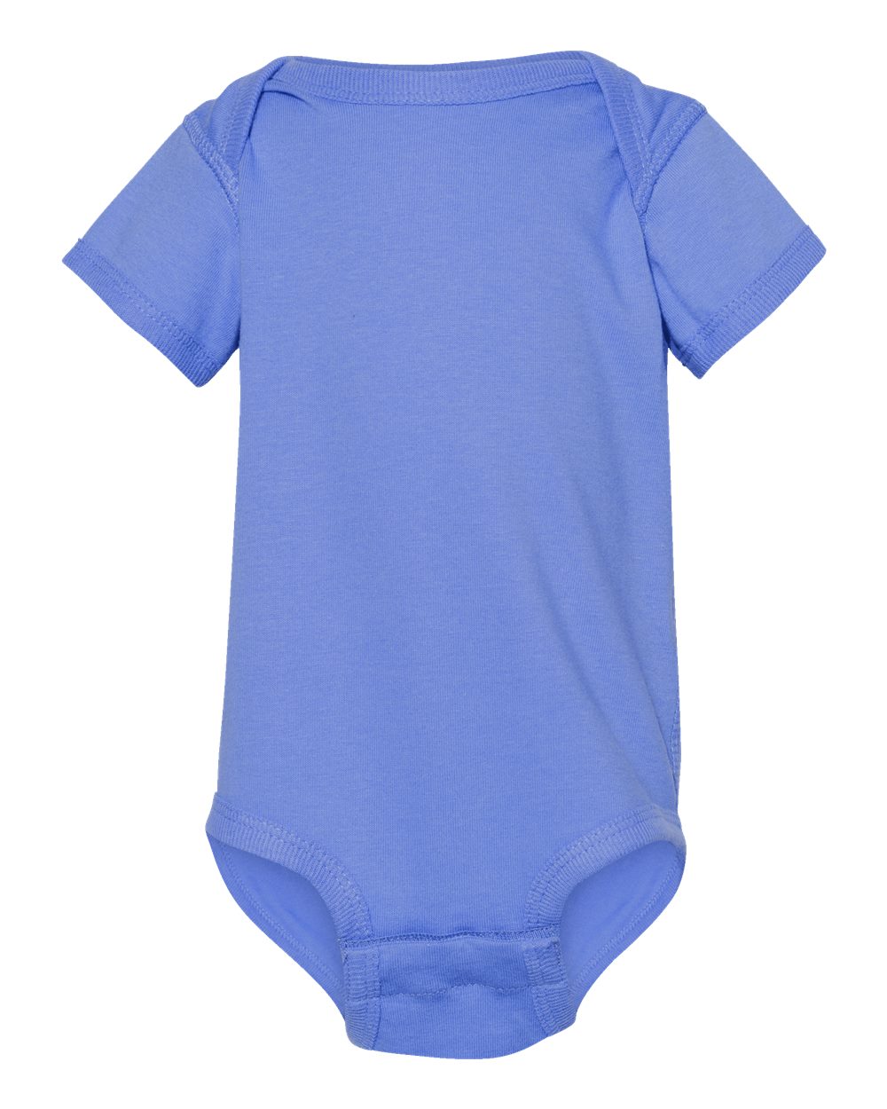 Fine jersey baby bodysuit in Carolina Blue
