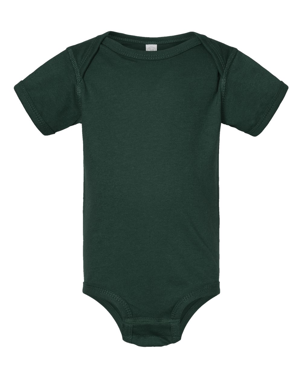 Fine jersey baby bodysuit in Forest