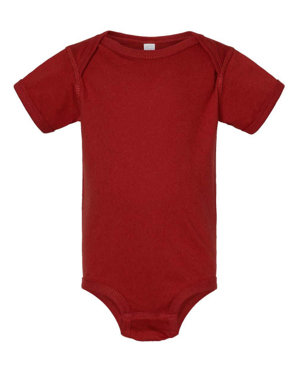 Fine jersey baby bodysuit in Garnet