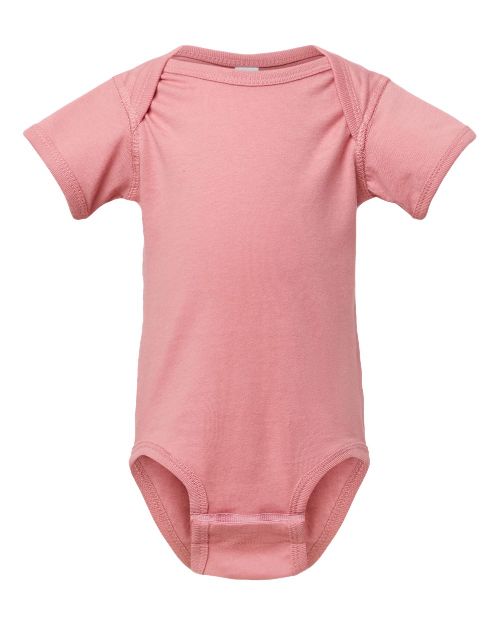 Fine jersey baby bodysuit in Mauvelous