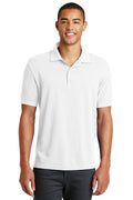 Eddie Bauer Cotton Pique Polo in White - custom logo apparel by Buckeye Branding Co.