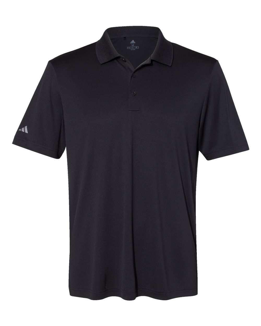 adidas Performance Polo in Black - custom logo apparel by Buckeye Branding Co.