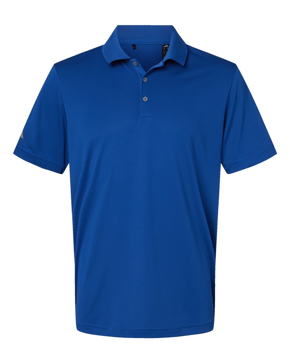 adidas Performance Polo in Collegiate Royal - custom logo apparel by Buckeye Branding Co.