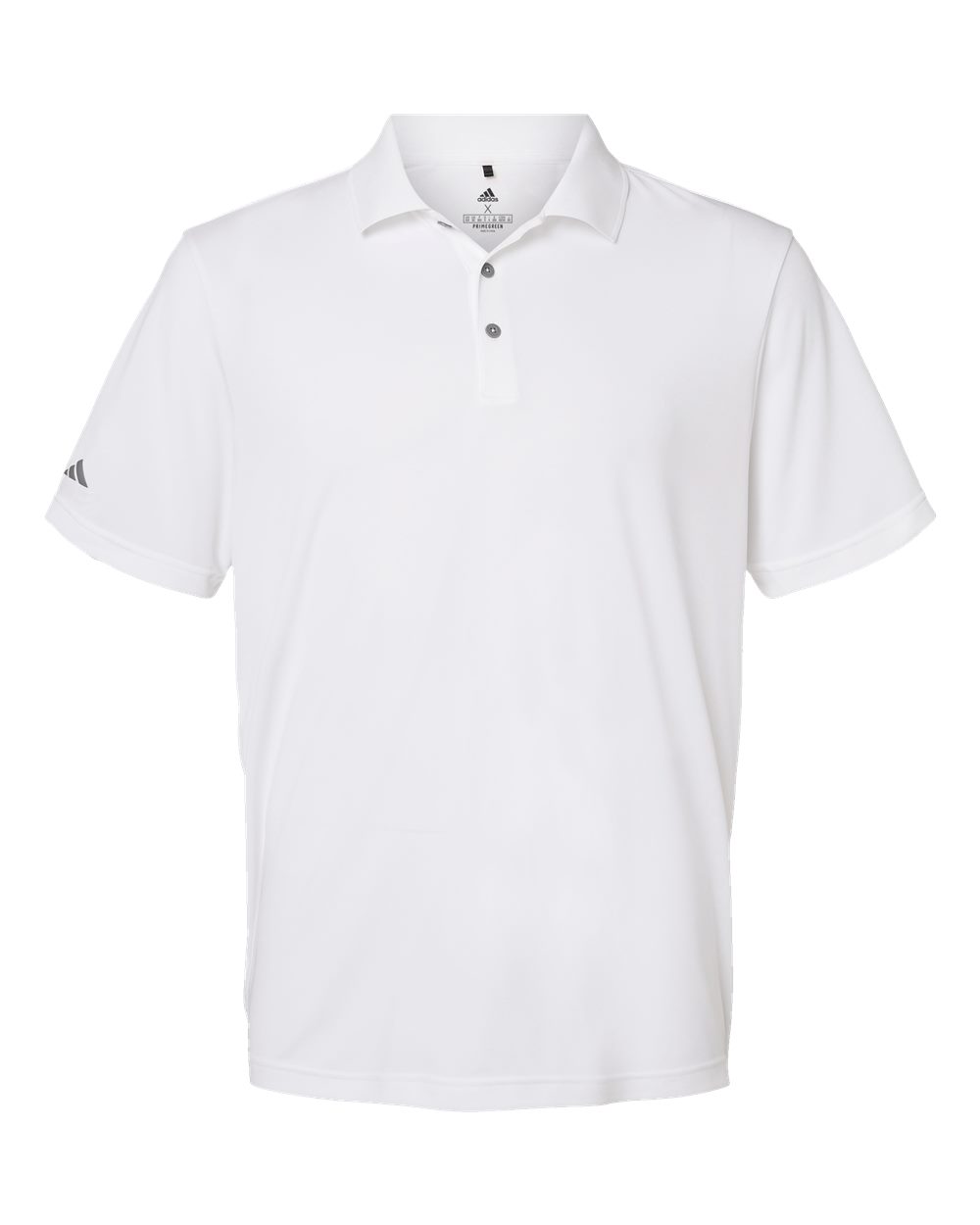 adidas Performance Polo in White - custom logo apparel by Buckeye Branding Co.