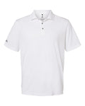 adidas Performance Polo in White - custom logo apparel by Buckeye Branding Co.