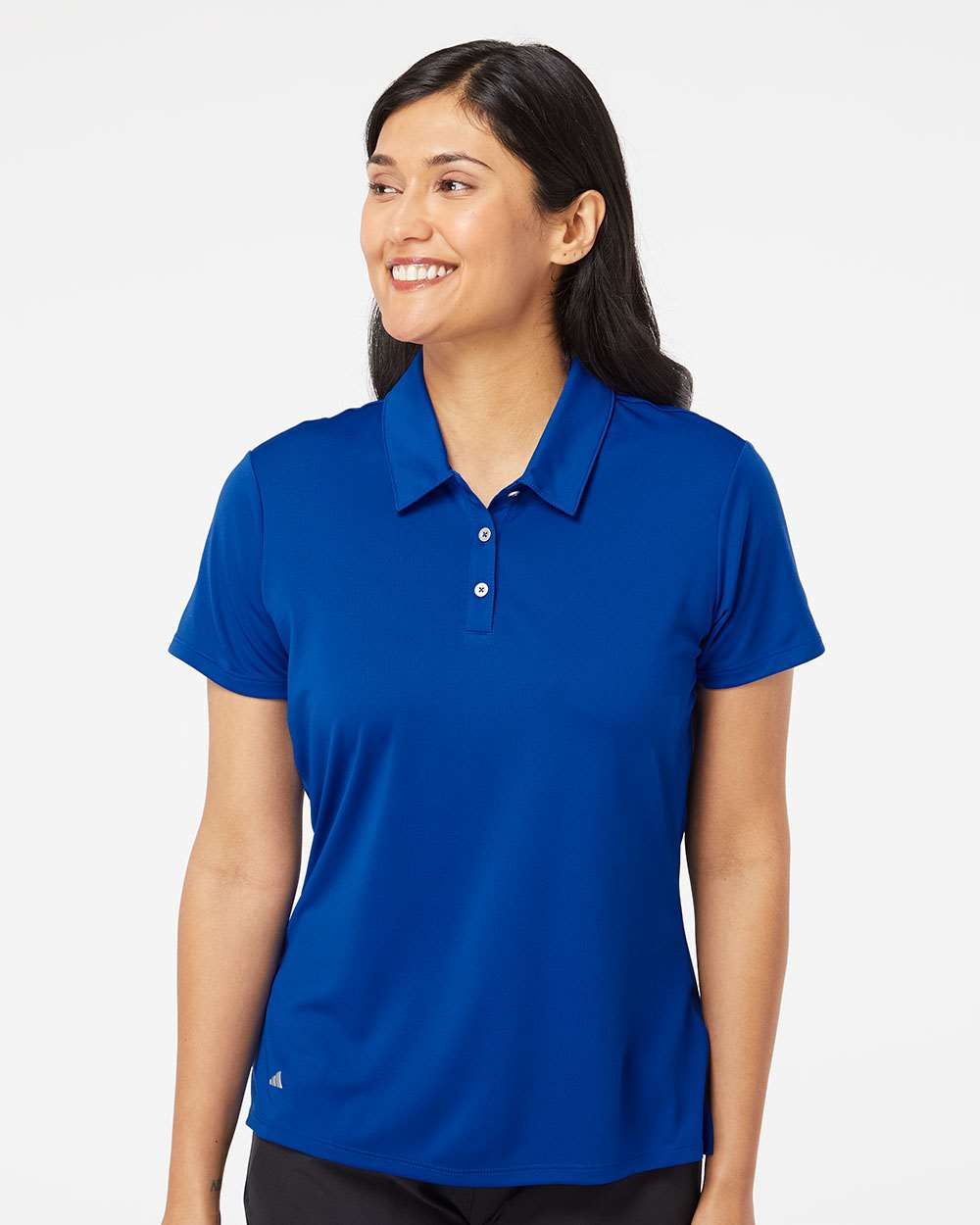 adidas Women's Performance Polo in Collegiate Royal - custom logo apparel by Buckeye Branding Co.
