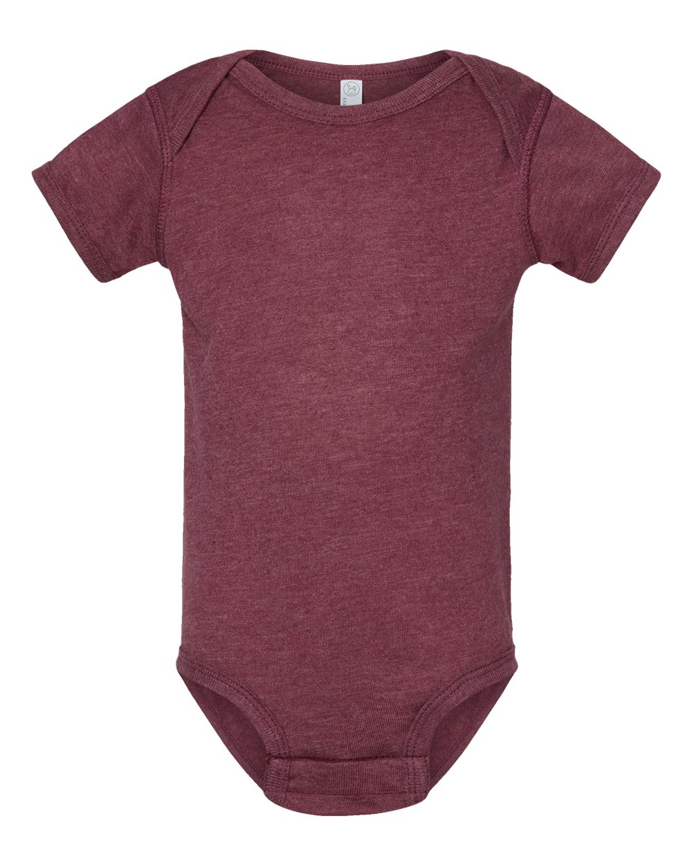 Fine jersey baby bodysuit in Vintage Burgundy