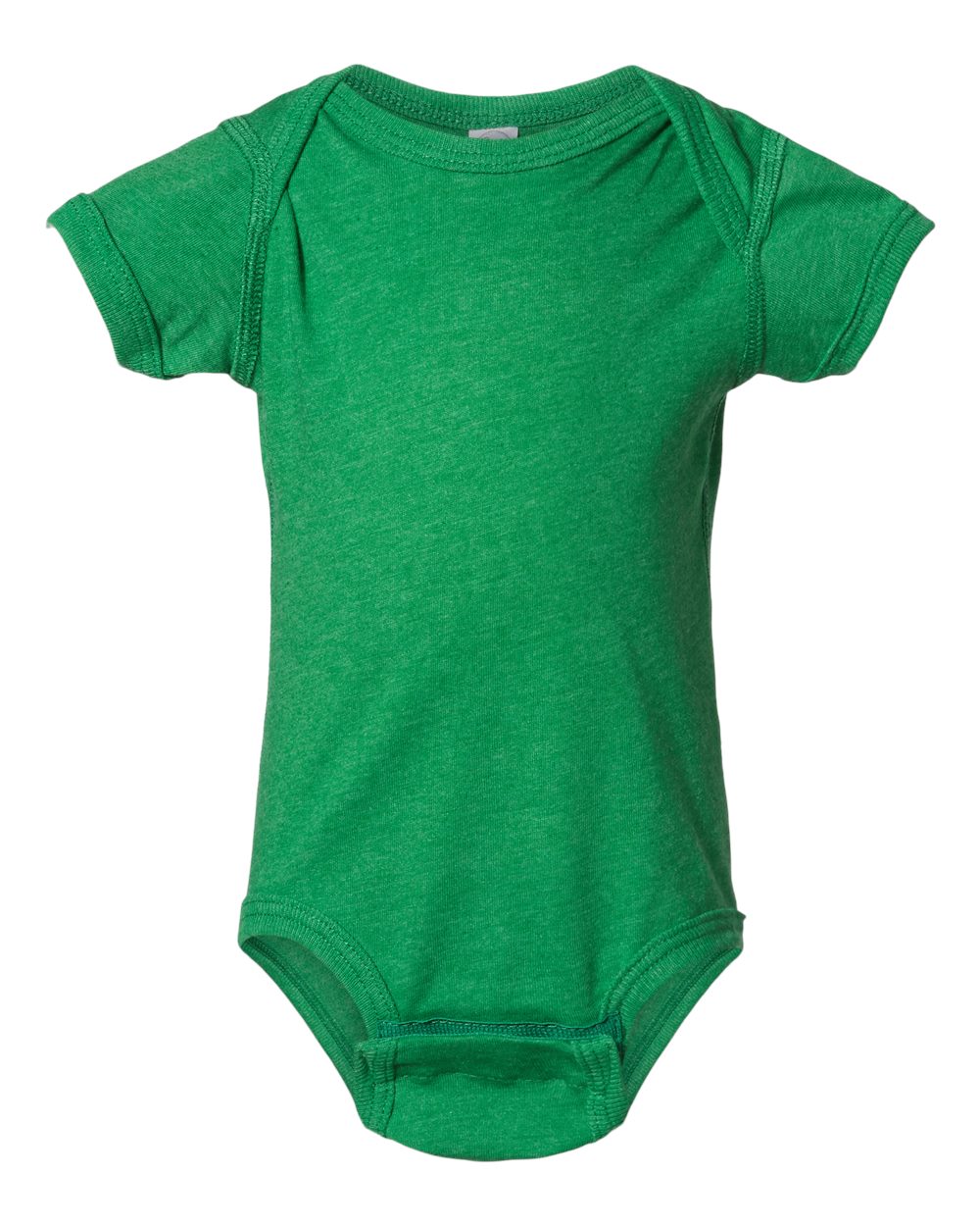 Fine jersey baby bodysuit in Vintage Green