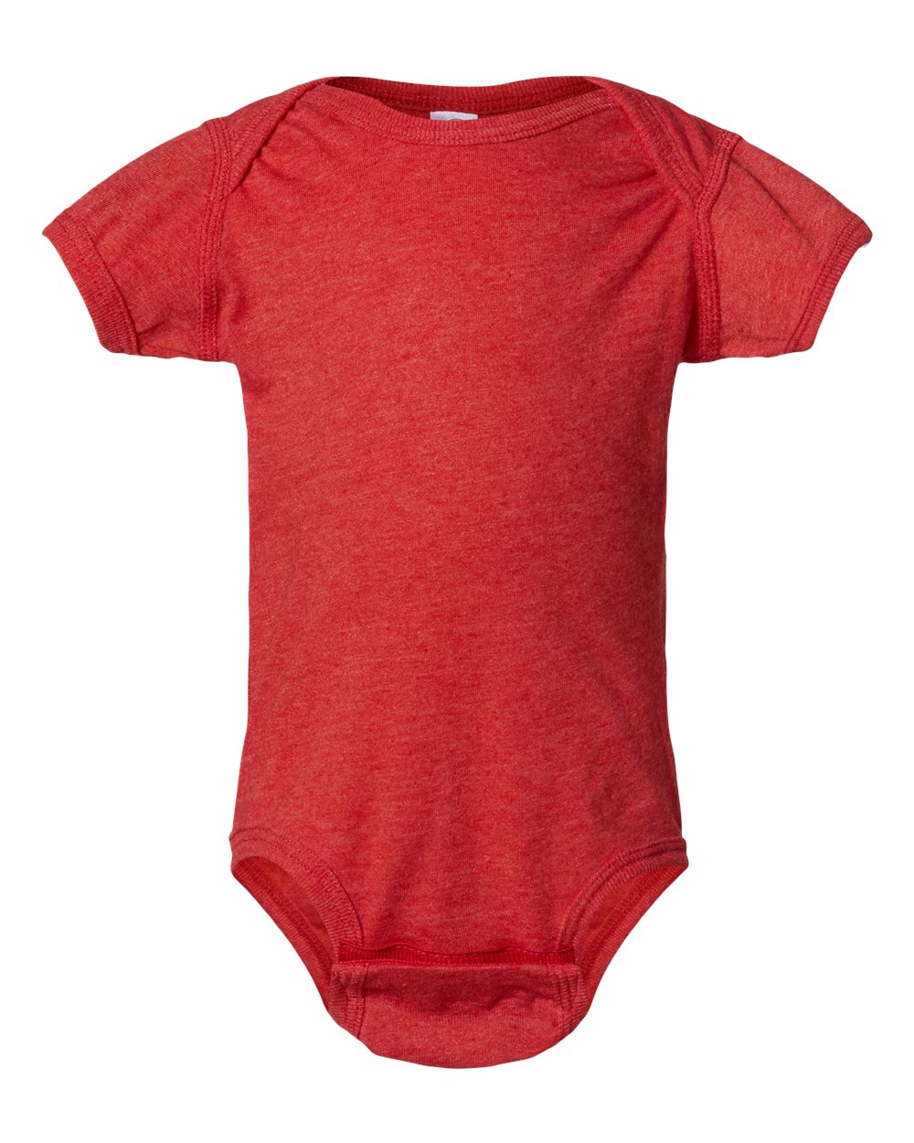 Fine jersey baby bodysuit in Vintage Red