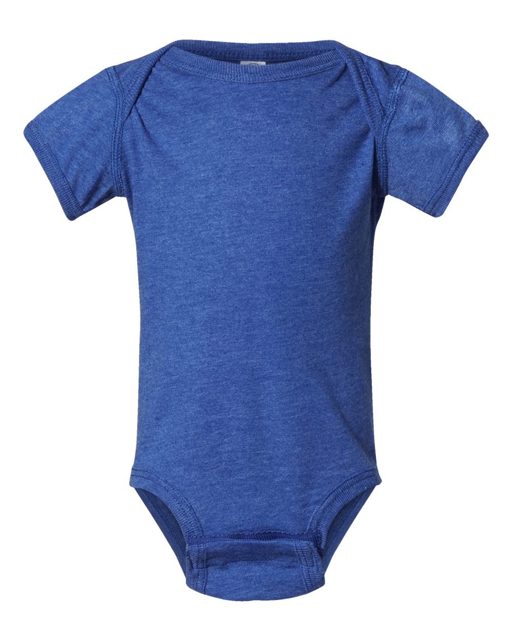 Fine jersey baby bodysuit in Vintage Royal