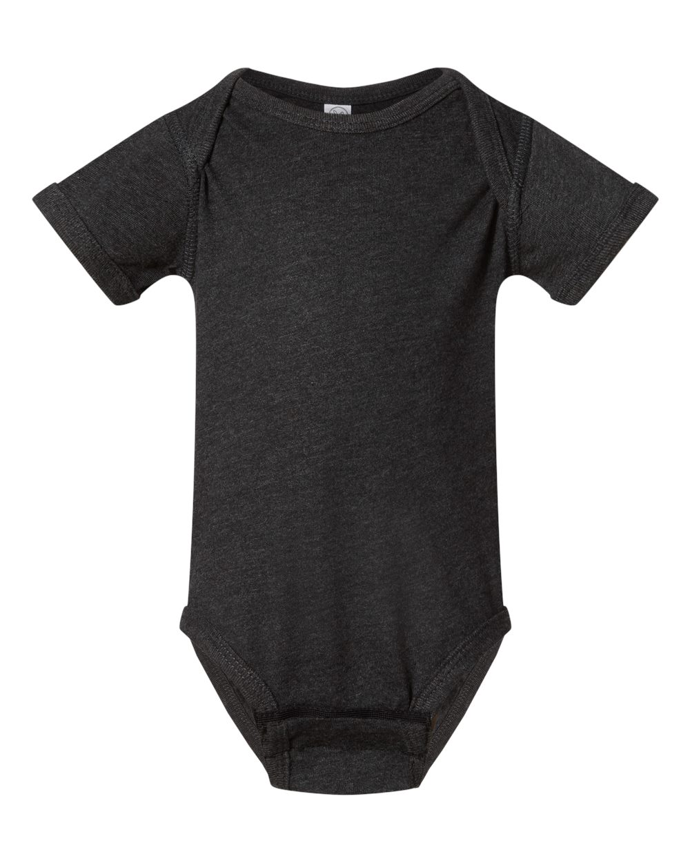 Fine jersey baby bodysuit in Vintage Smoke