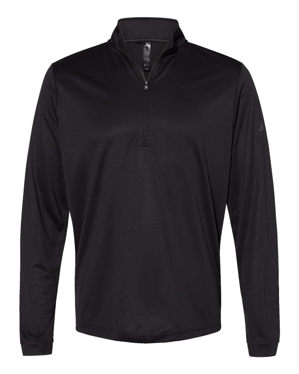 adidas Ultimate365 Lightweight Quarter-Zip Pullover in Black - custom logo apparel by Buckeye Branding Co.