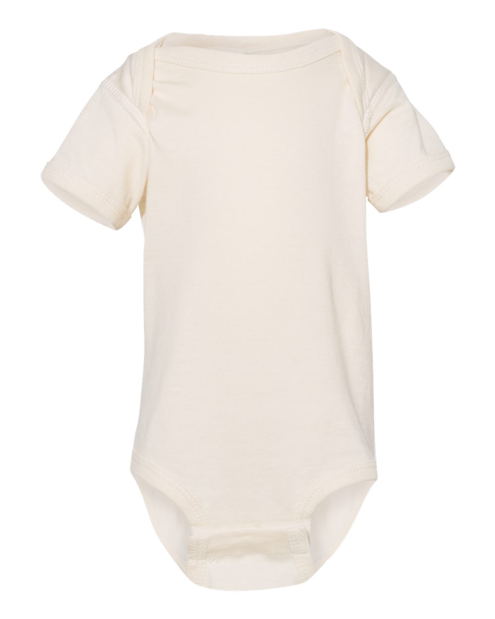 Fine jersey baby bodysuit in Natural