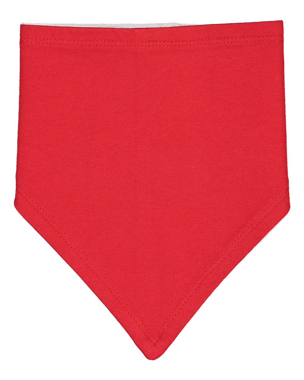 Design Your Own Baby Bib - Bandana in Red/White