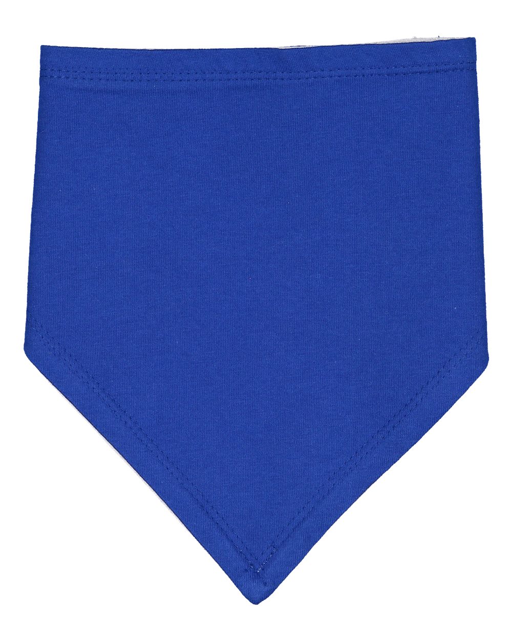 Design Your Own Baby Bib - Bandana in Royal/White