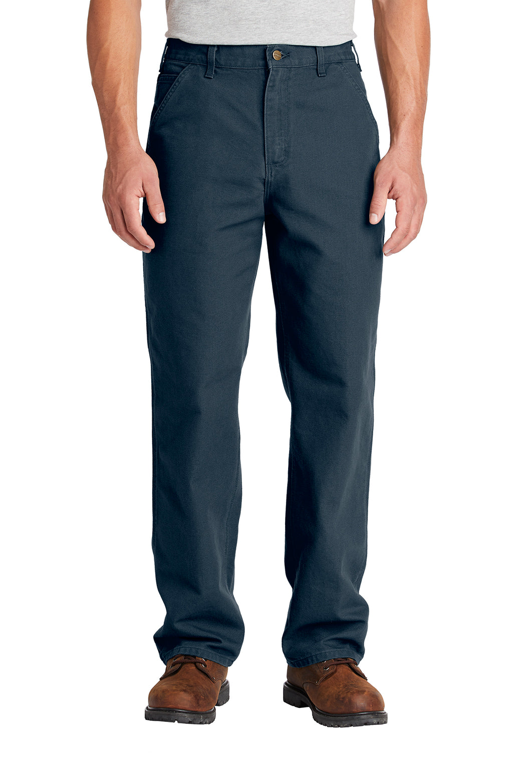 Carhartt Washed-Duck Work Dungaree in Midnight - custom logo apparel by Buckeye Branding Co.