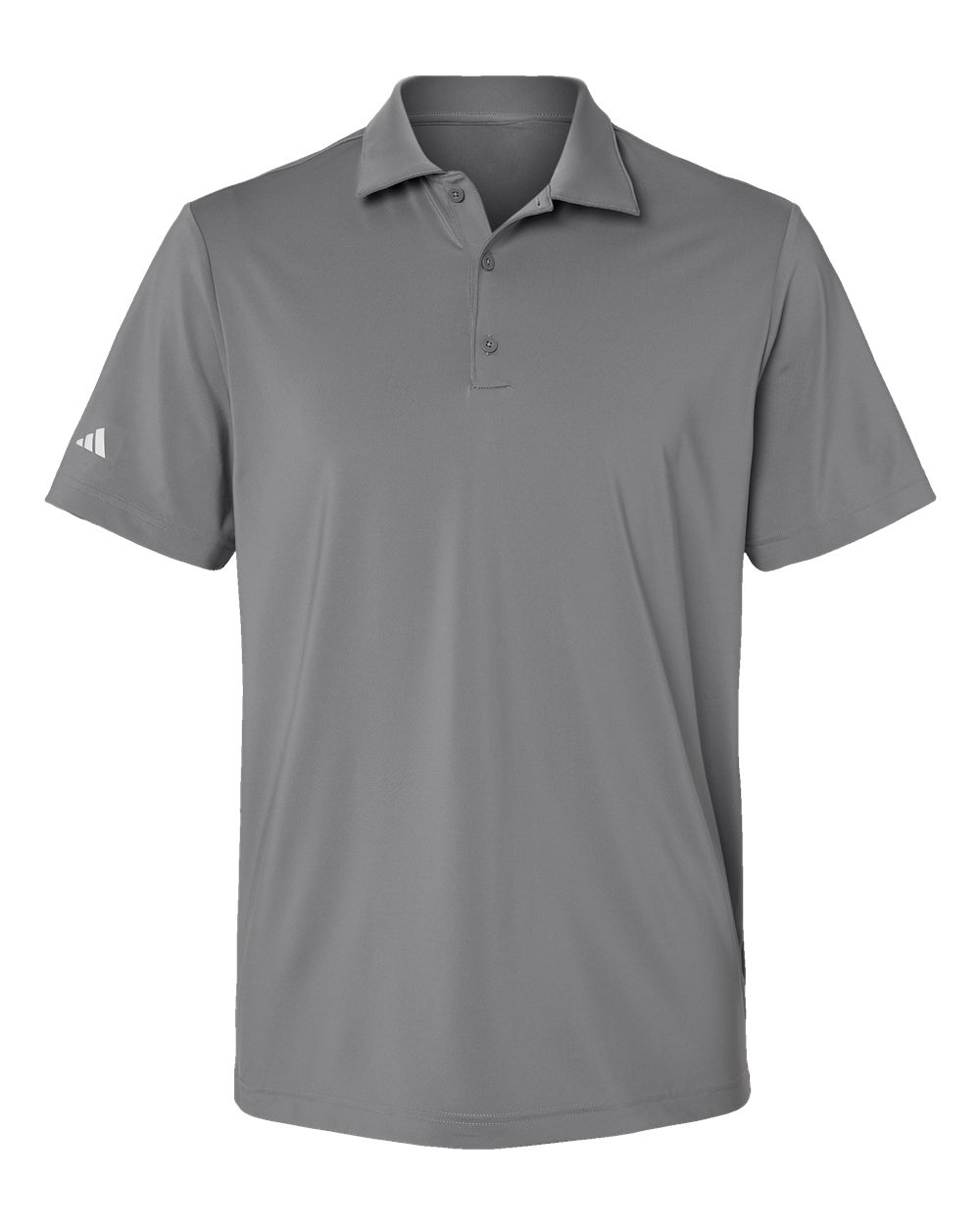 adidas Ultimate365 Solid Polo in Grey Three - custom logo apparel by Buckeye Branding Co.