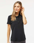 adidas Women's Ultimate365 Solid Polo in Black - custom logo apparel by Buckeye Branding Co.