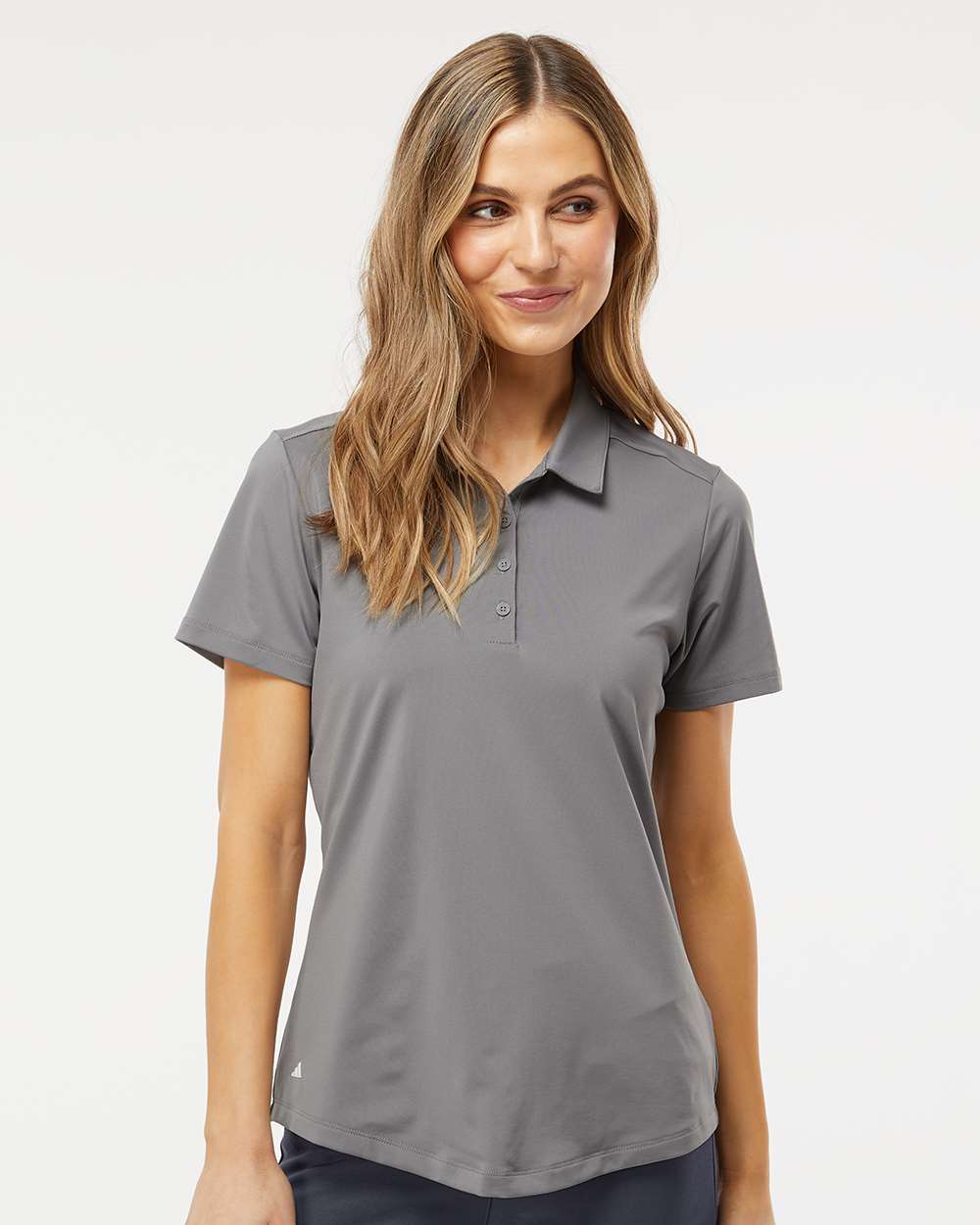adidas Women's Ultimate365 Solid Polo in Grey Three - custom logo apparel by Buckeye Branding Co.
