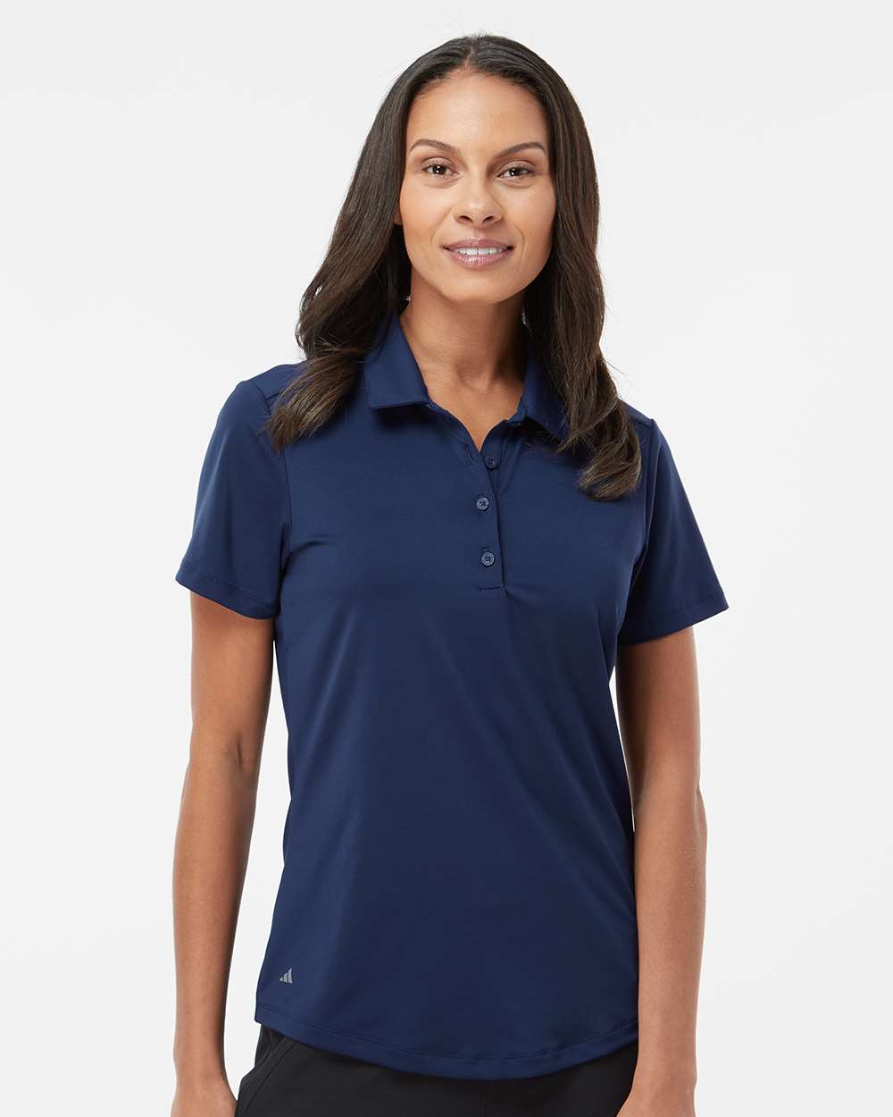 adidas Women's Ultimate365 Solid Polo in Team Navy Blue - custom logo apparel by Buckeye Branding Co.