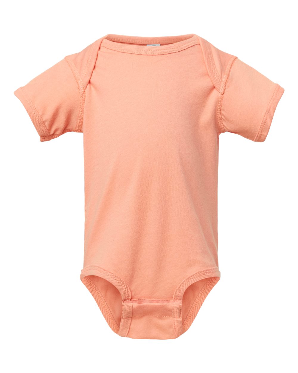 Fine jersey baby bodysuit in Sunset