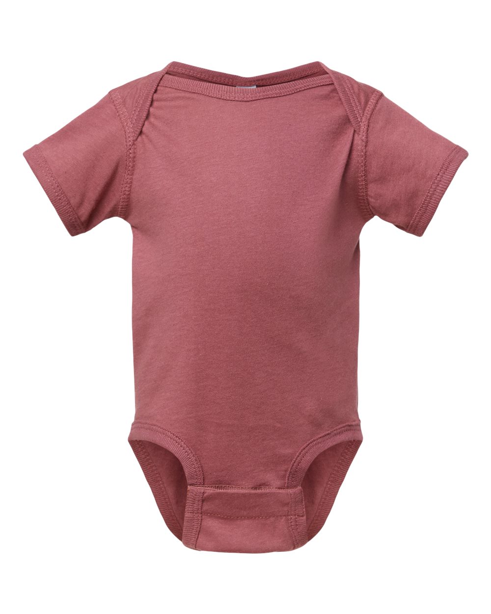 Fine jersey baby bodysuit in Rouge