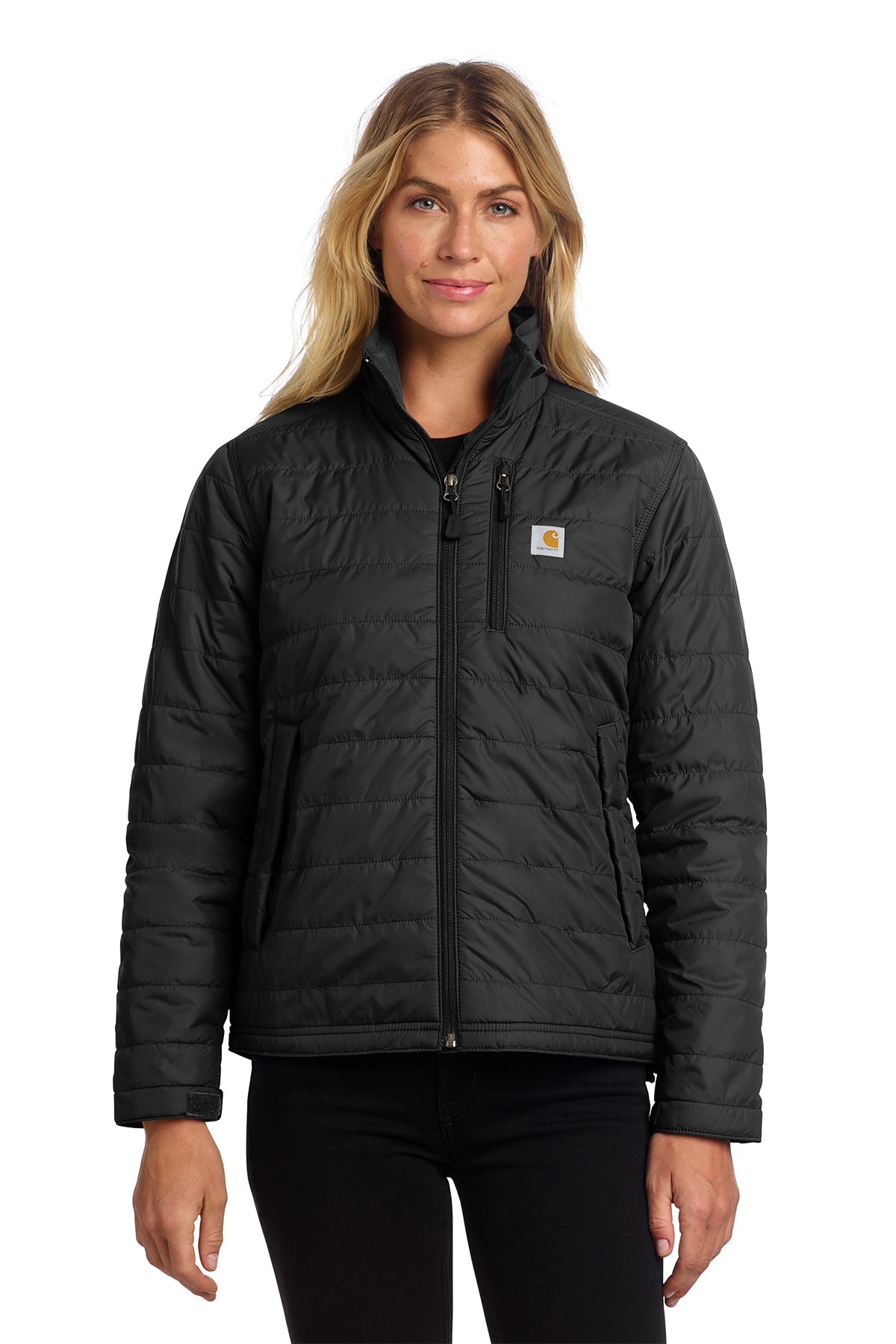 Carhartt Women's Gilliam Jacket in Black - custom logo apparel by Buckeye Branding Co.