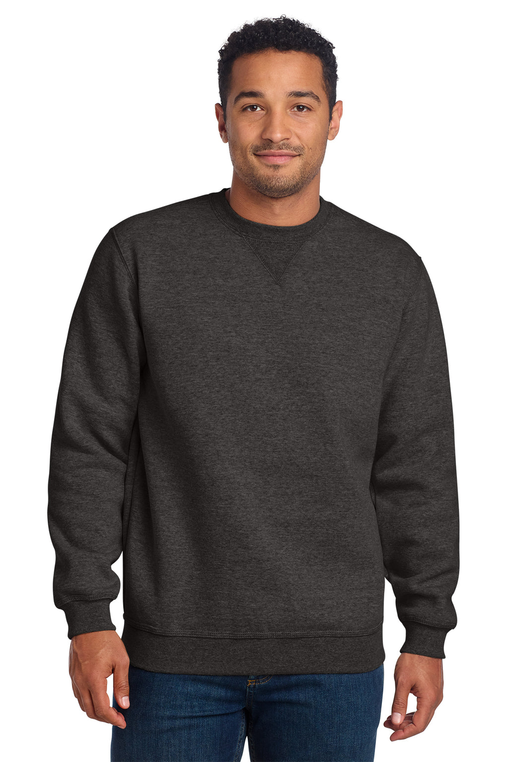 Carhartt Midweight Crewneck Sweatshirt in Carbon Heather - custom logo apparel by Buckeye Branding Co.