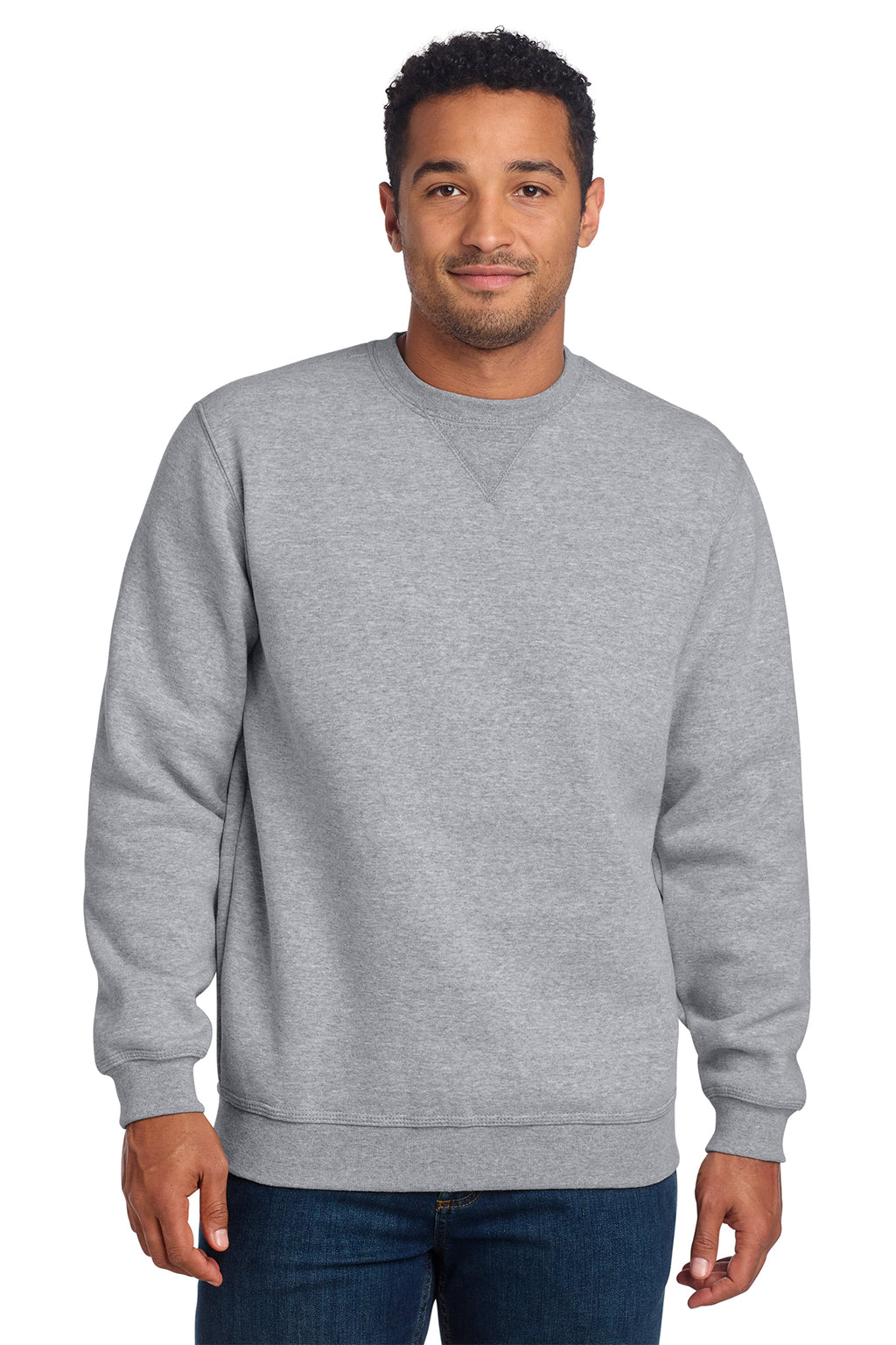 Carhartt Midweight Crewneck Sweatshirt in Heather Grey - custom logo apparel by Buckeye Branding Co.