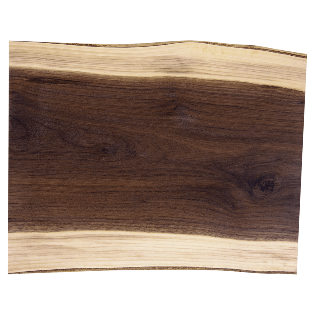 Engraved Black Walnut Charcuterie Board, blank before personalization