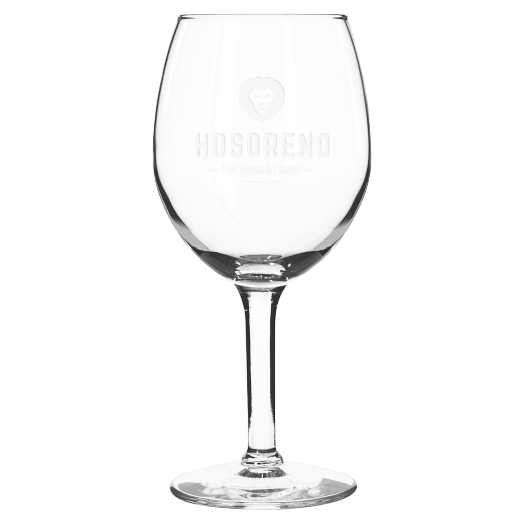 11 oz. Citation White Wine Stem Glass - custom engraved glassware by The Buckeye Branding Company