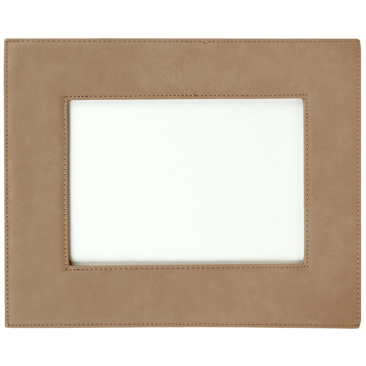 Engraved Leatherette Photo Frame, blank before personalization