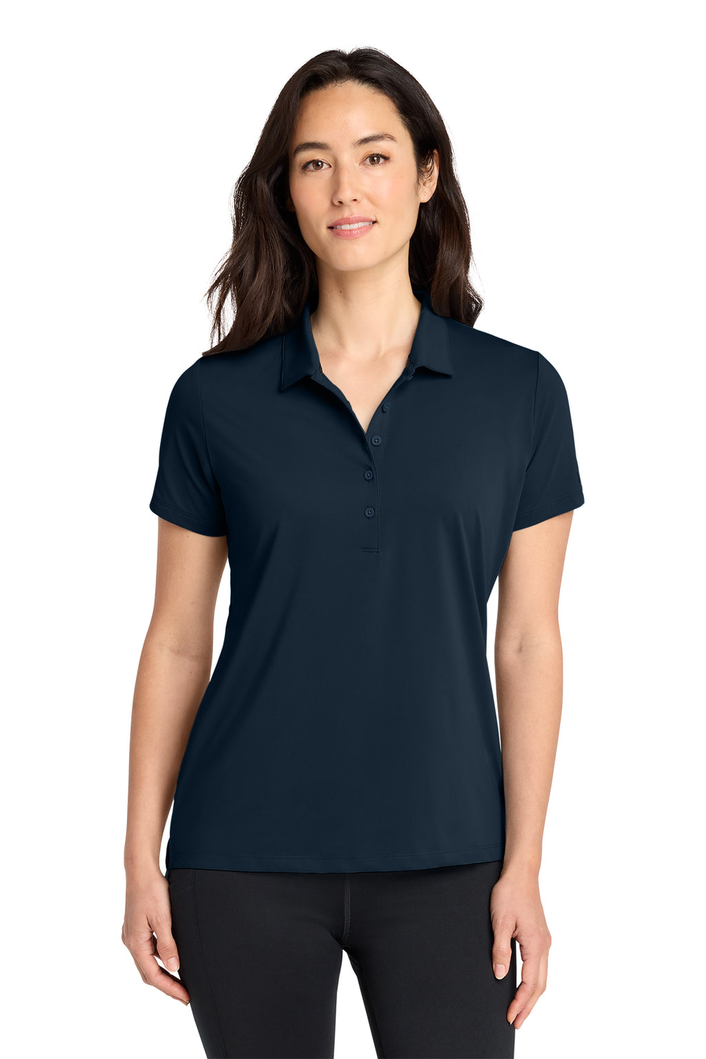 OGIO Women's Regain Polo in River Blue Navy - custom logo apparel by Buckeye Branding Co.