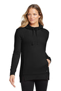 OGIO Women's Luuma Pullover Fleece Hoodie in Blacktop - custom logo apparel by Buckeye Branding Co.
