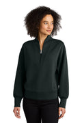 OGIO Women's Transcend 1/4-Zip in Blacktop - custom logo apparel by Buckeye Branding Co.